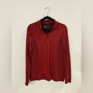 Under Armour Red Quarter-Zip Pullover Men’s